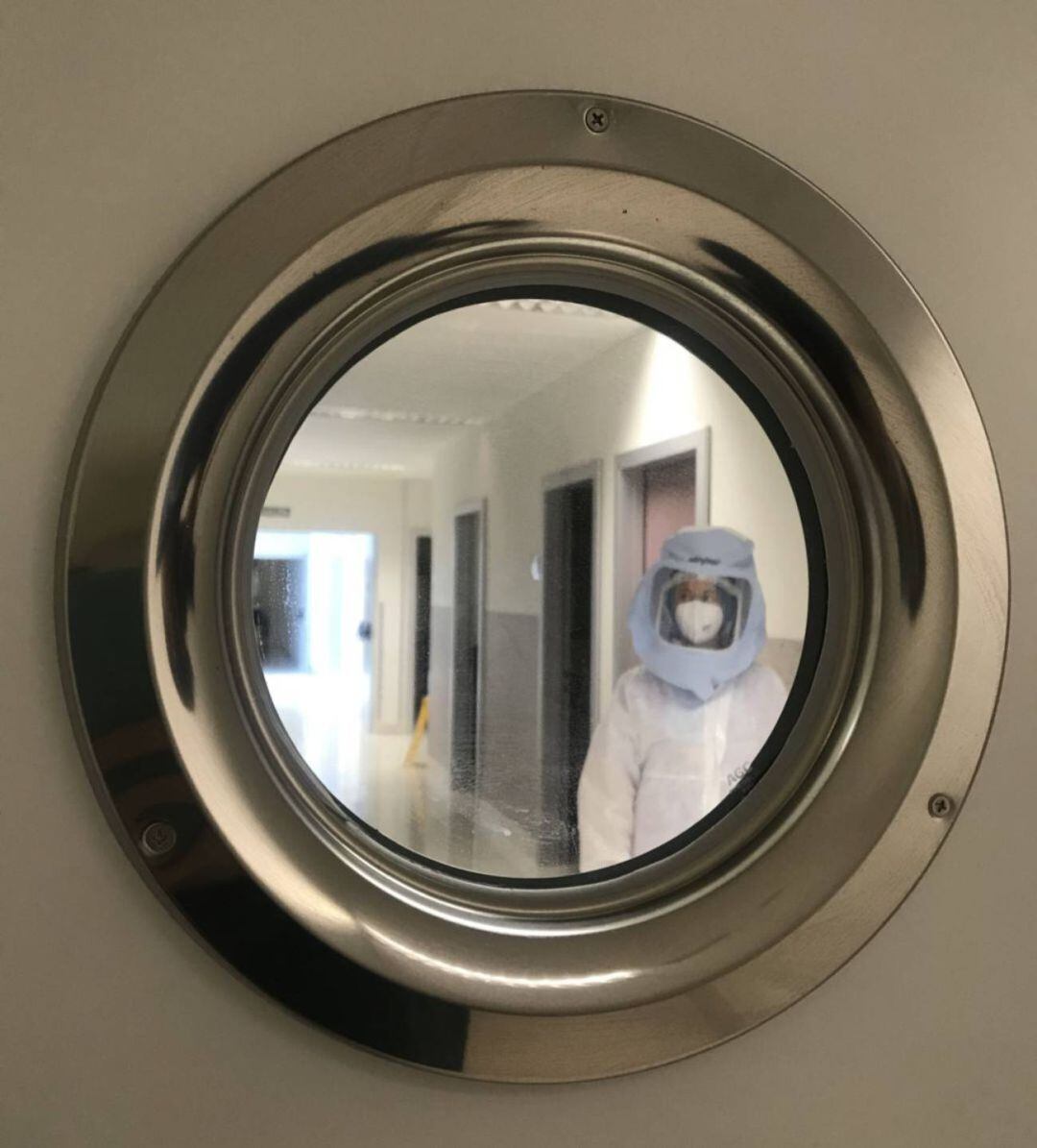 Zona Covid-19 en el hospital de Gandia