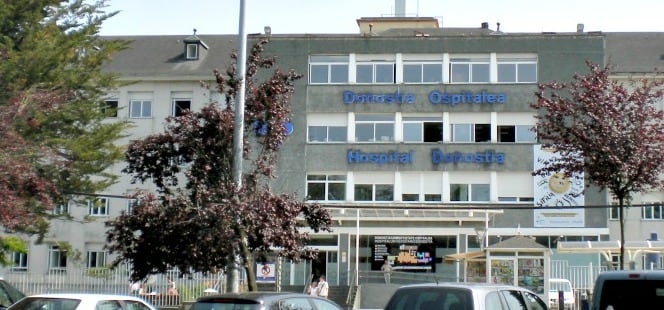 Fachada principal del Hospital Universitario Donostia