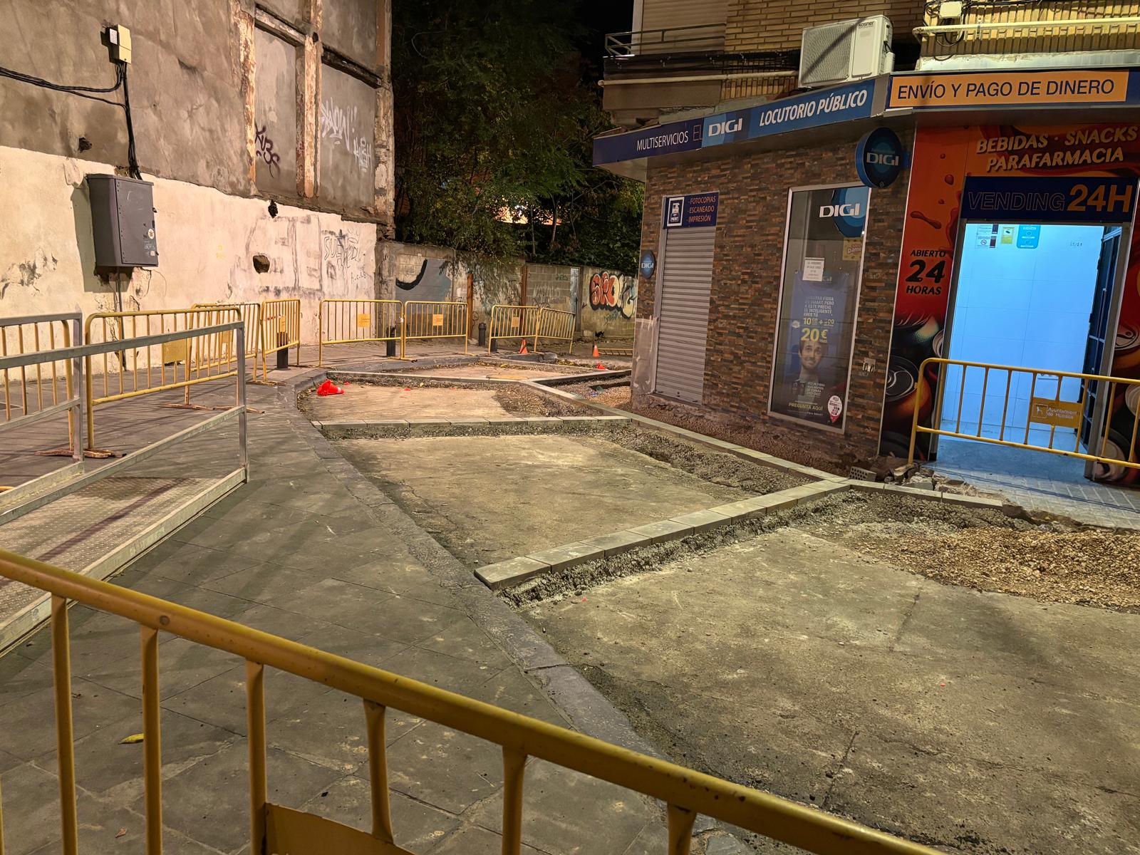 Avanzan las obras  en la calle Cleriguech