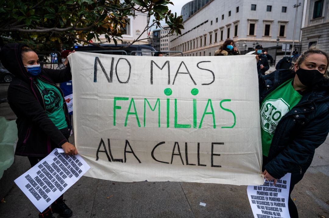 Manifestación de &#039;Stop Deshaucios&#039;.