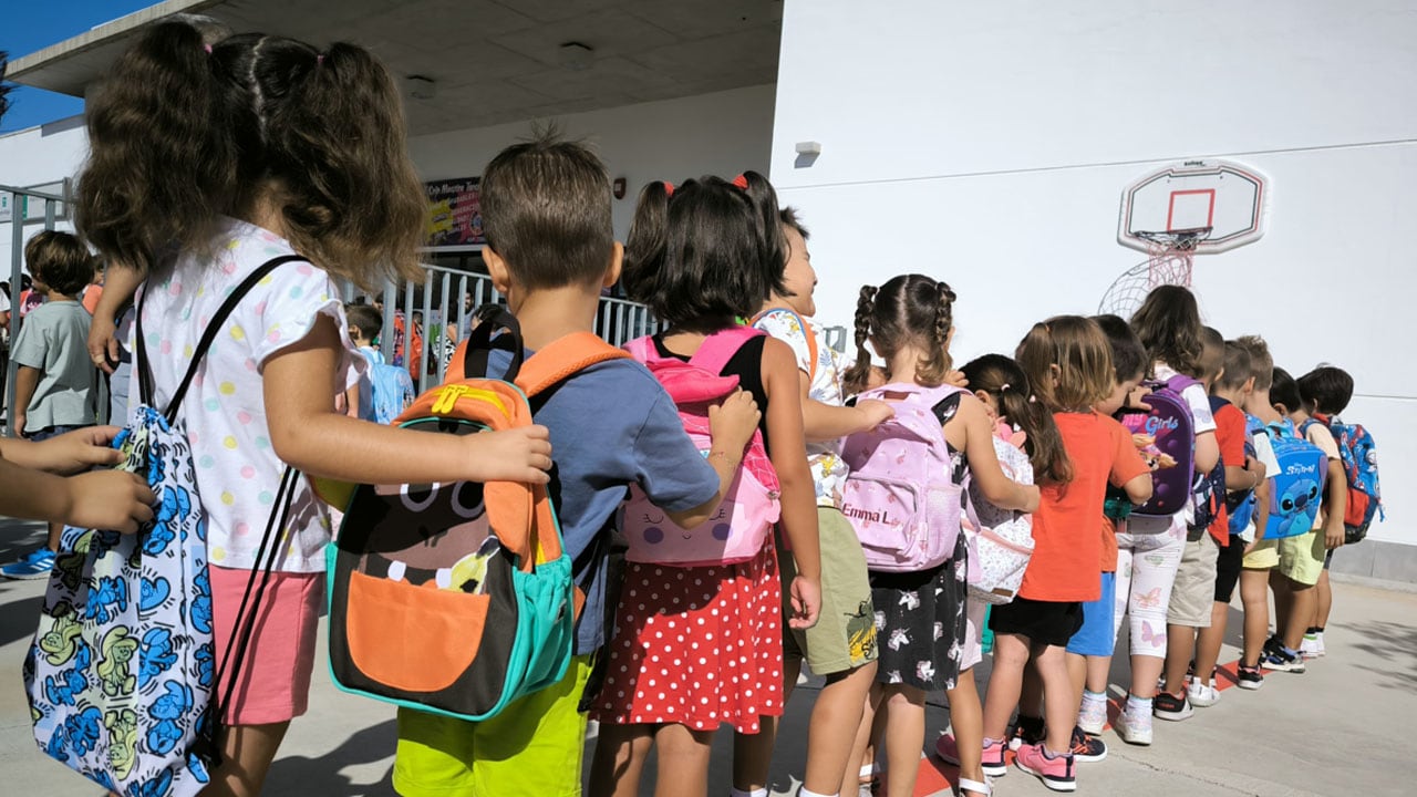 Escolares del ciclo de Infantil en Maracena (Granada)