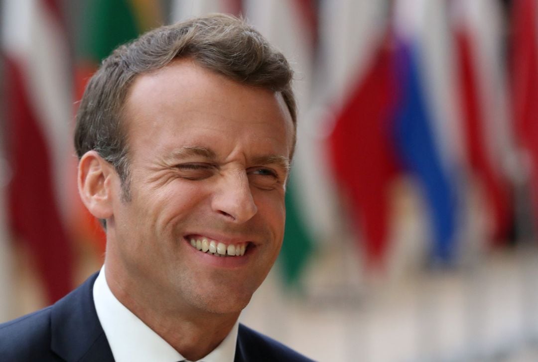 El presidente francés Emmanuel Macron 