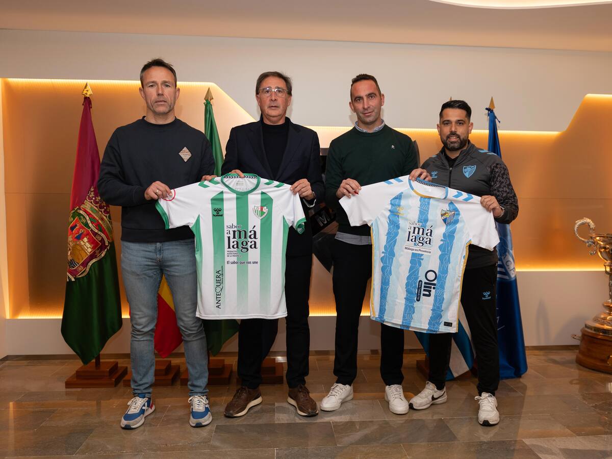 El Málaga y el Antequera estrechan su relación para colaborar conjuntamente