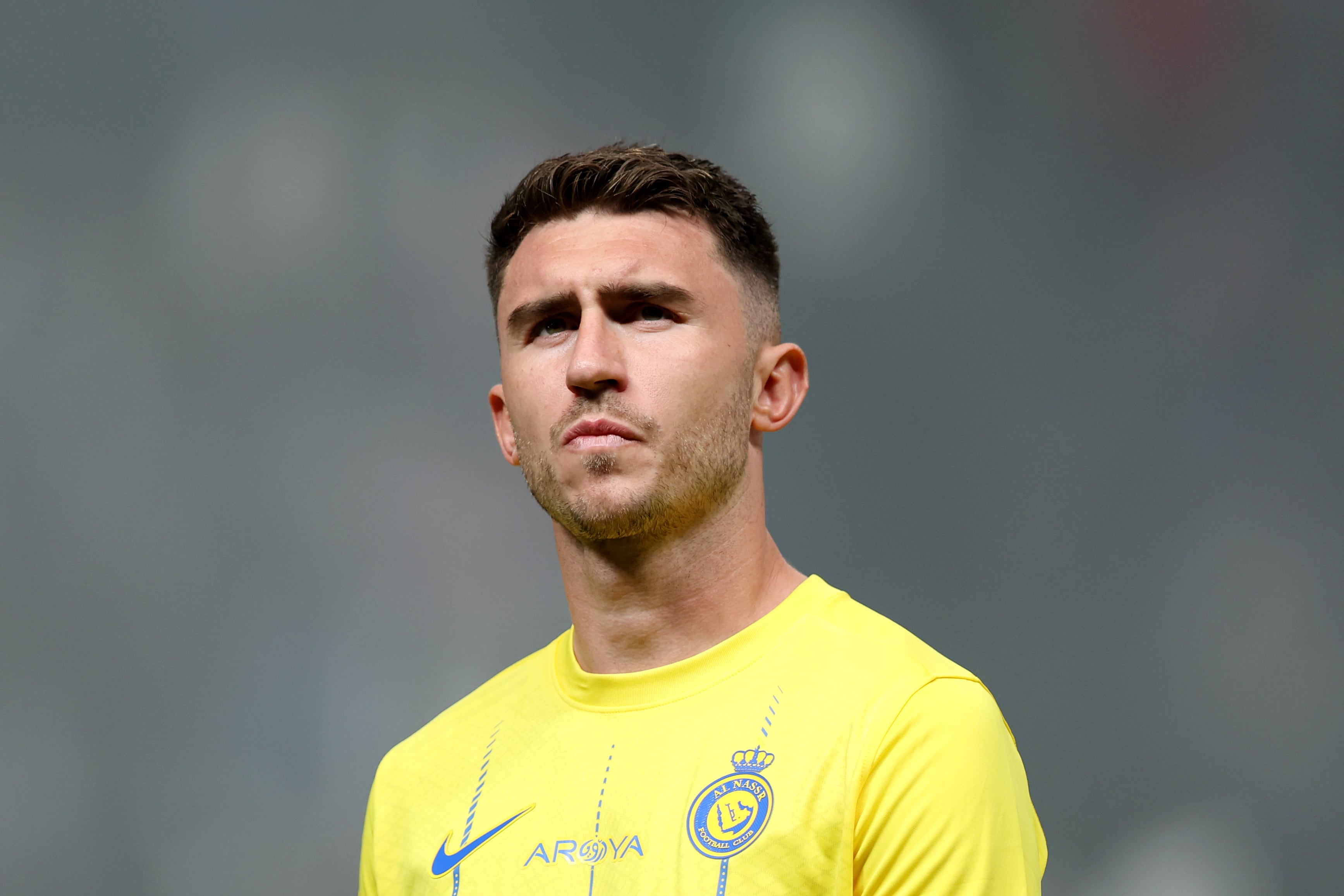 Aymeric Laporte, en la previa del Al Hilal-Al Nassr de la liga saudí