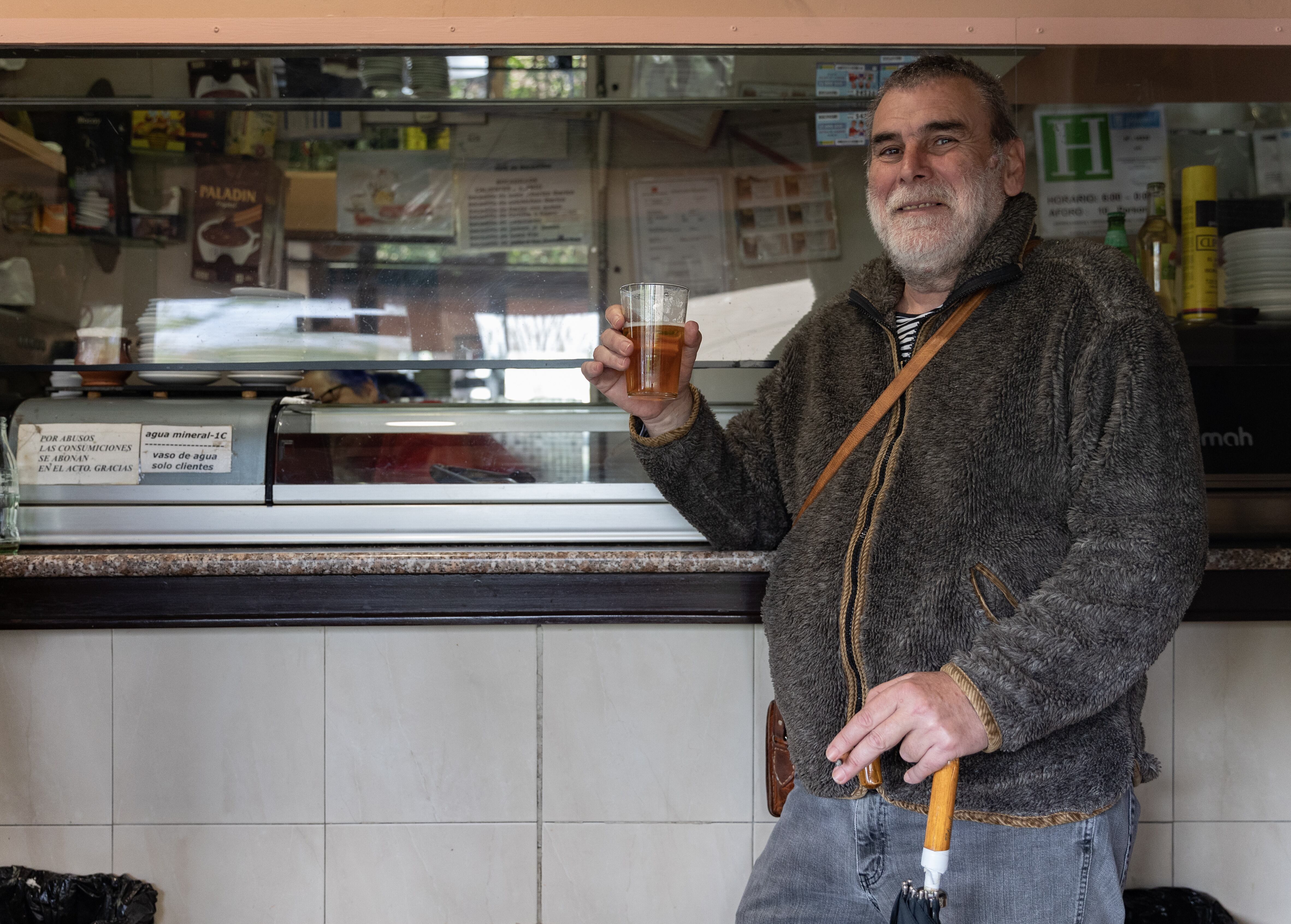 Un cliente de El Rincón de Susi (Madrid).