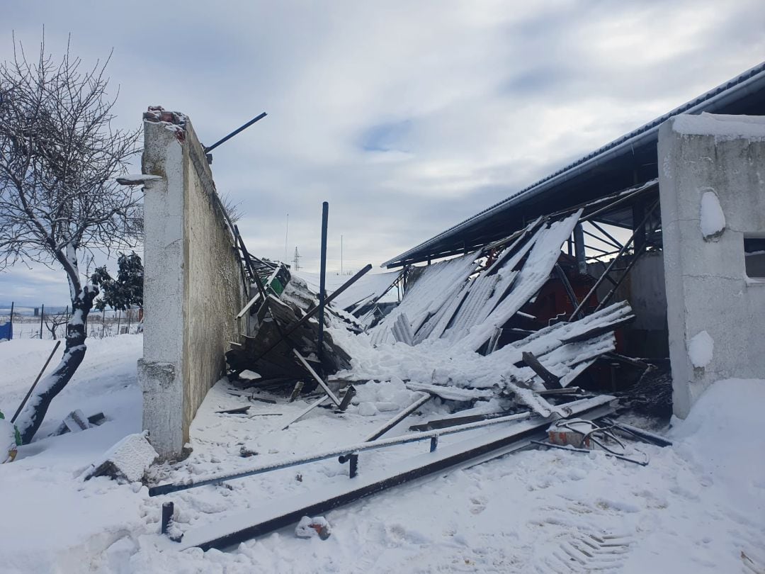 Destrozos temporal