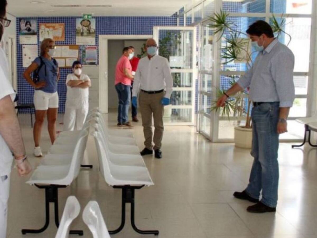 El Centro de Salud de Santa Lucía el único que permanece en nivel rojo por contagios por COVID