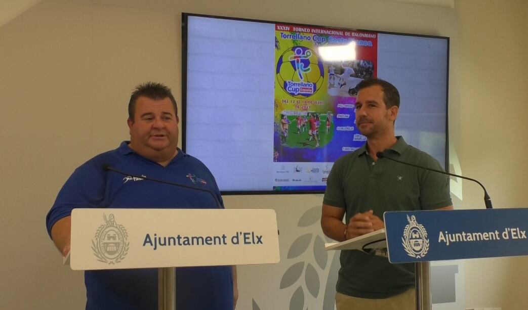 Presentación del certamen internacional de balonmano en Torrellano
