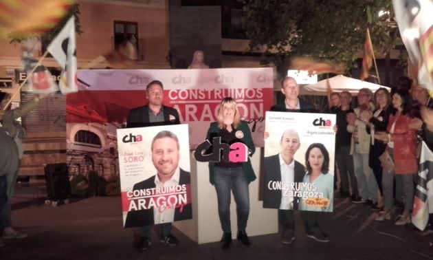 Inicio de campaña de Chunta Aragonesista