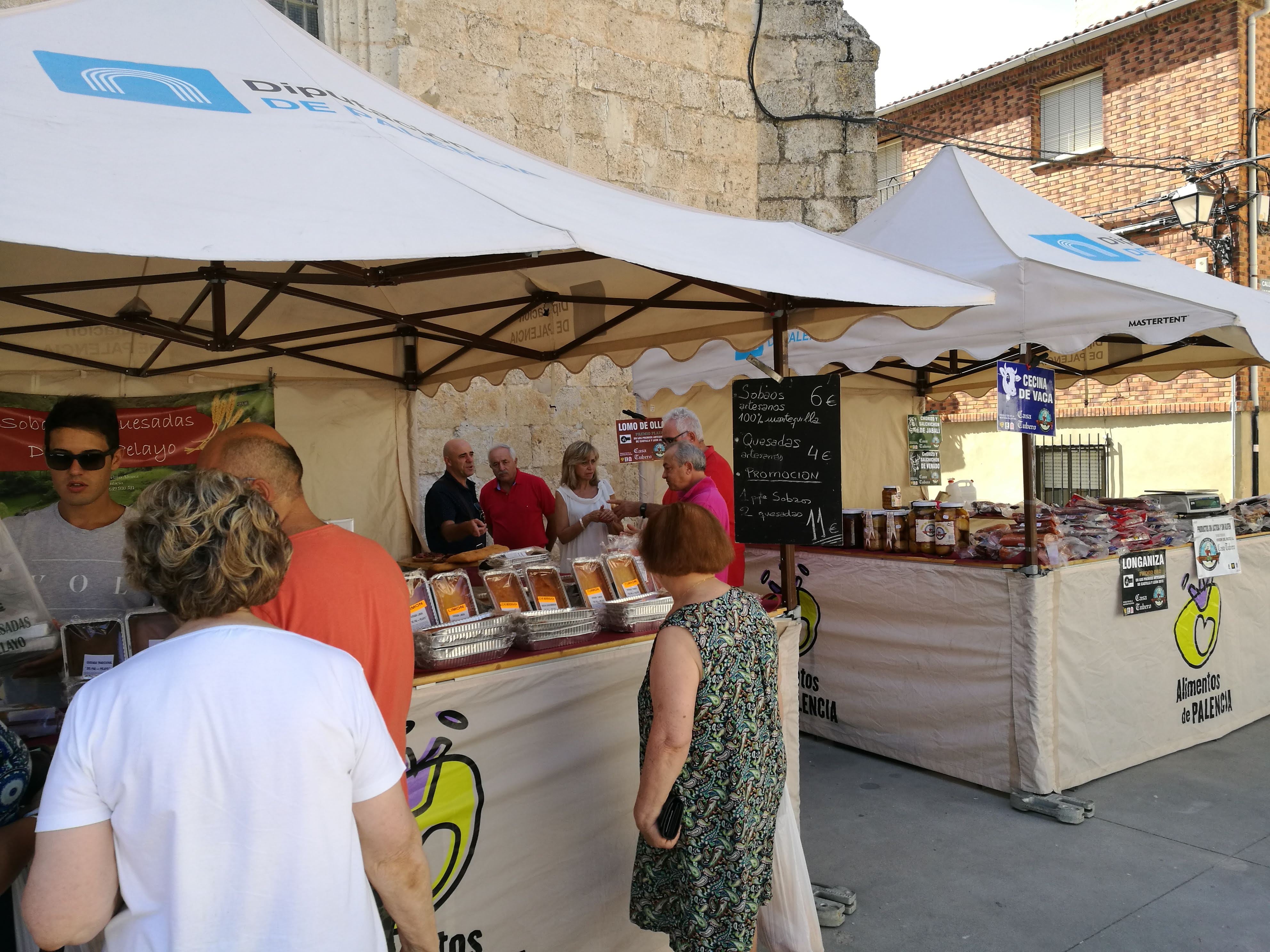 Imagen de archivo de una muestra alimentaria organizada por la Diputación de Palencia en la provincia