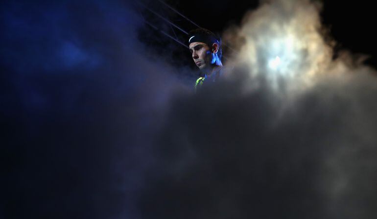 Nadal, antes de jugar en la Copa de Maestros en Londres