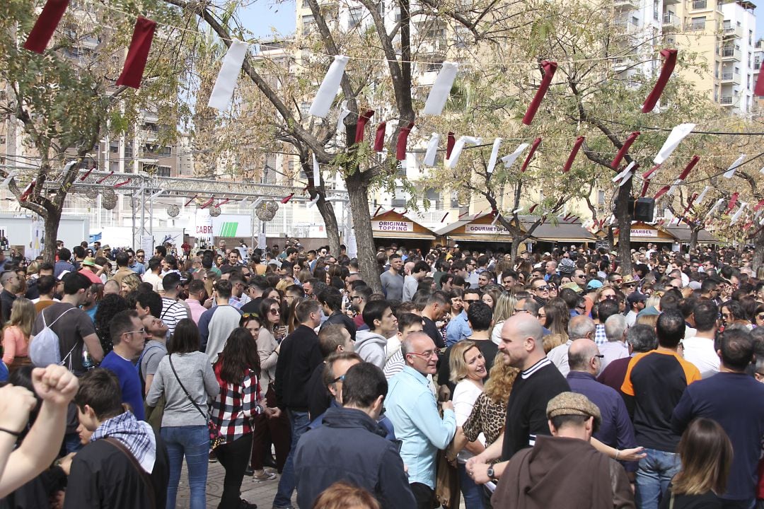 Mesón durante las fiestas de la Magdalena