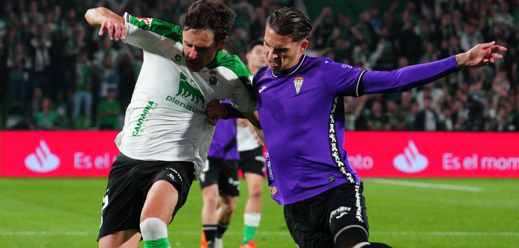 Sangalli, durante el partido contra el Córdoba.