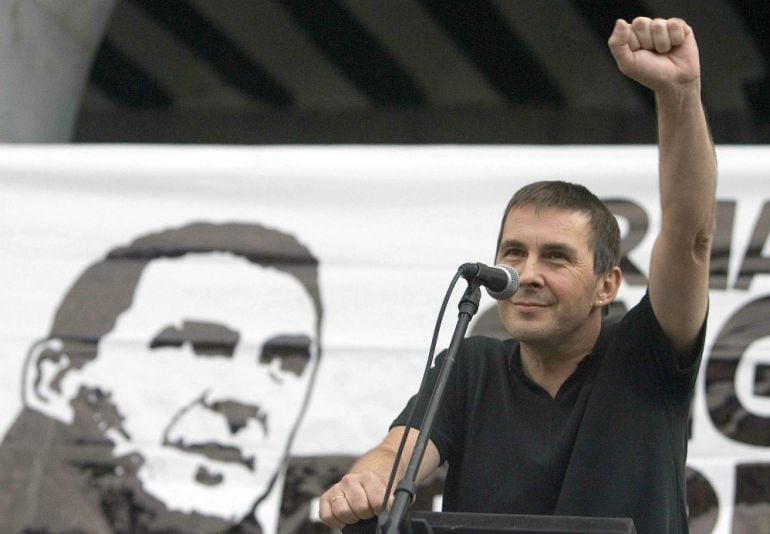 Arnaldo Otegi antes de su estrada en prisión