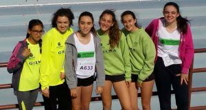 Atletas cadetes en Elche