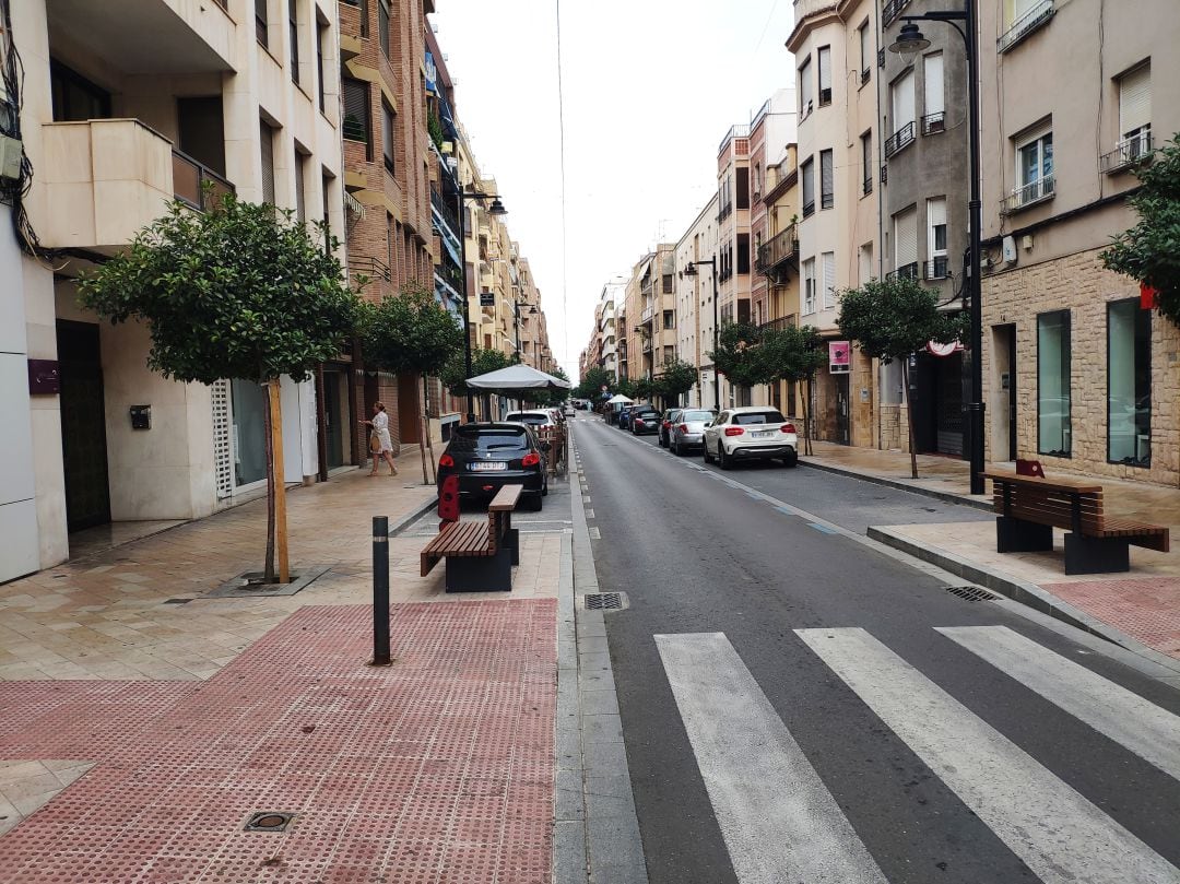 Foto recurs del carrer Martínez Valls d&#039;Ontinyent