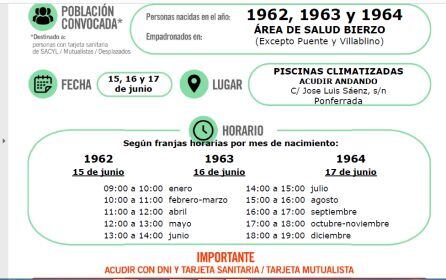 Segundas dosis 1962-1964