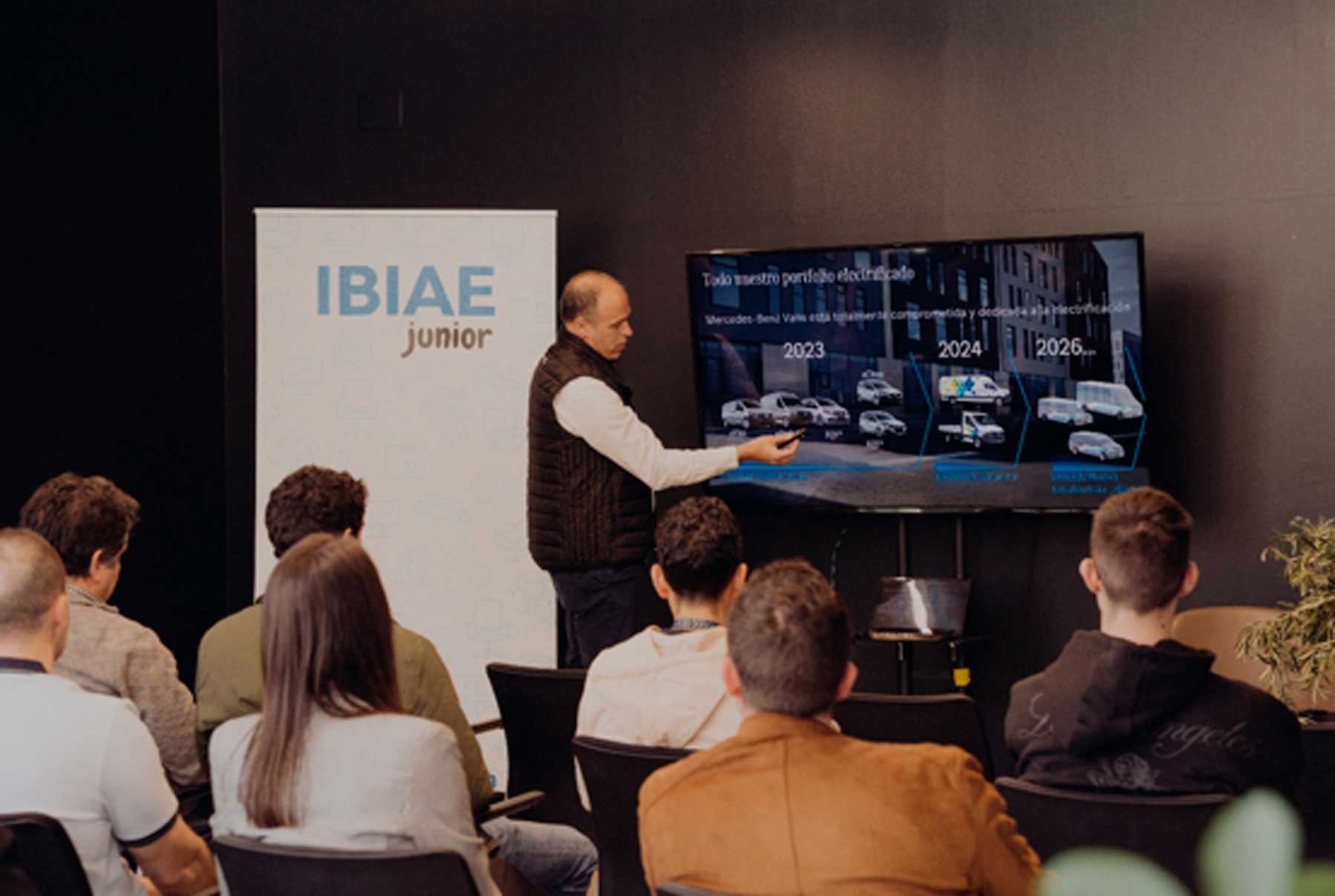 Un instante de la jornada que contó con la colaboración de IBIAE Júnior