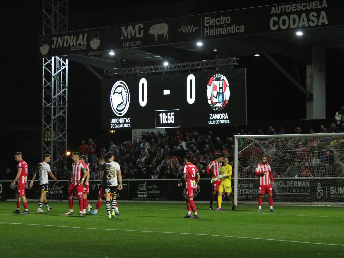 El Zamora CF se reparte un punto con Unionistas