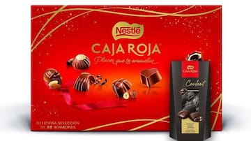 Pack Nestlé Caja Roja (800gr.) y bombones Nestlé Coulant