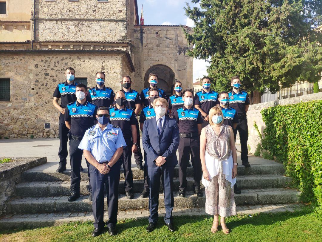 Toma de posesión de los nuevos agentes de Polícia Local.