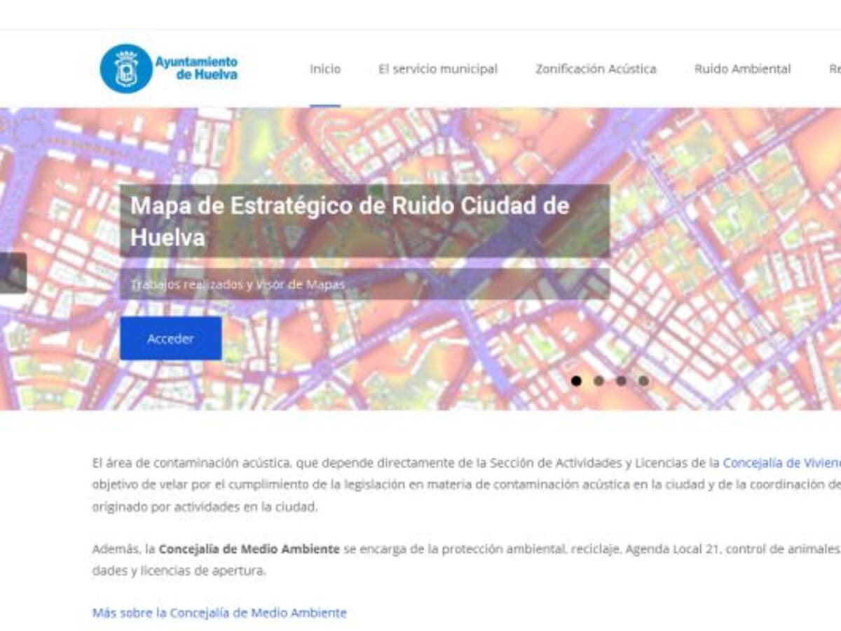 Los ciudadanos podrán consultar el ruido en la ciudad a través de la web