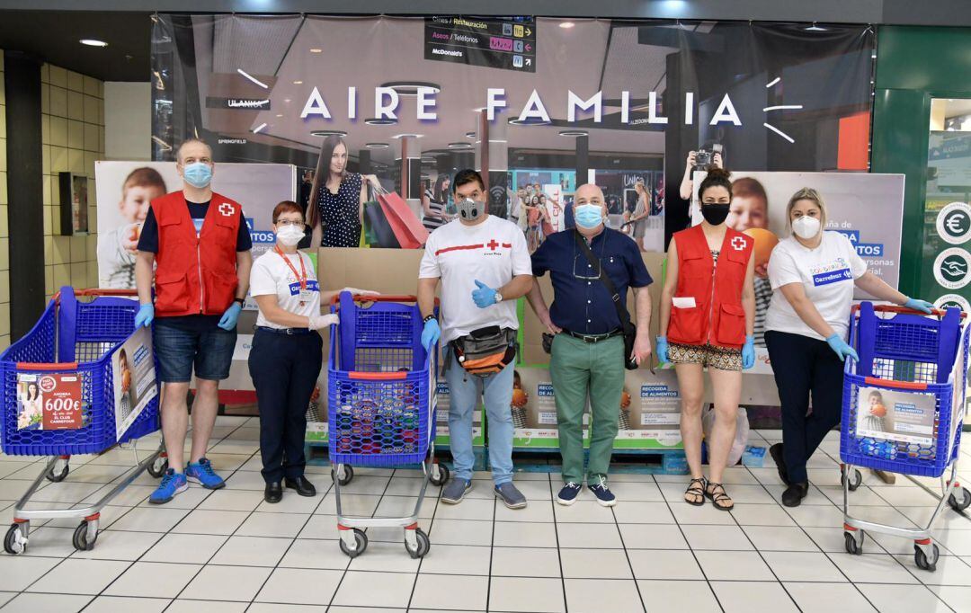 Recogida de alimentos en Carrefour deBurgos