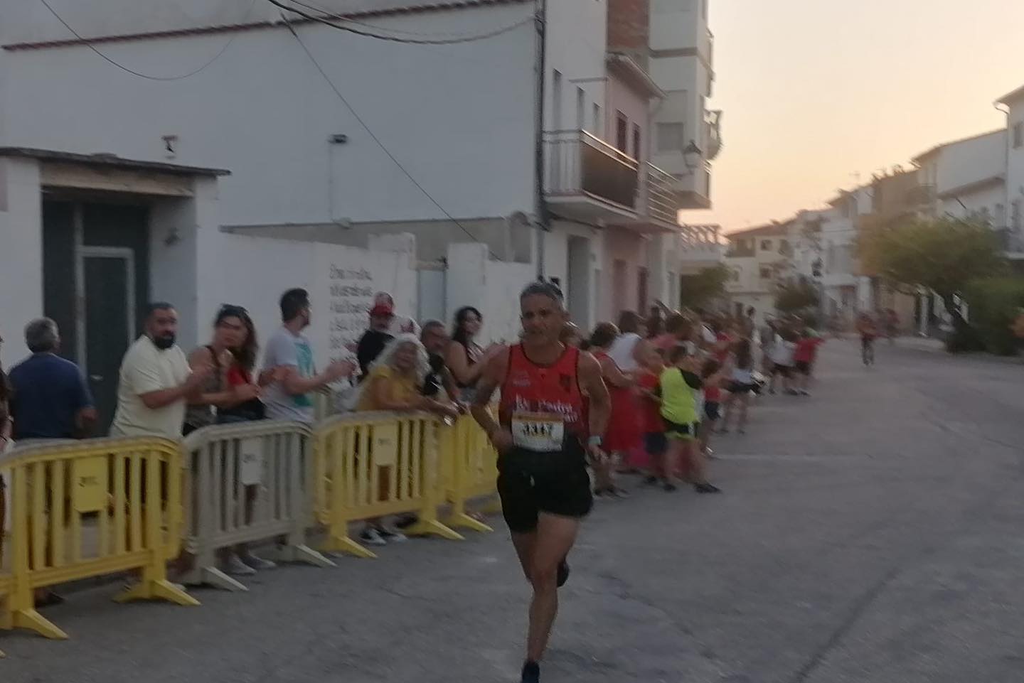 Eduardo, en carrera