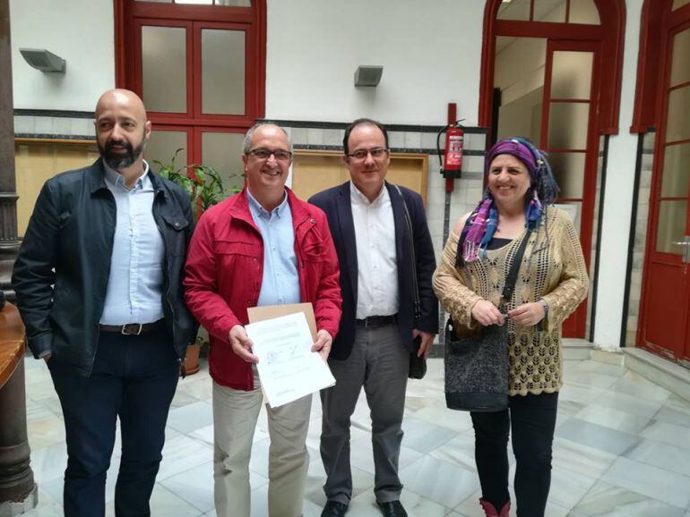 Portavoces de la Oposición en el Ayuntamiento de Algeciras