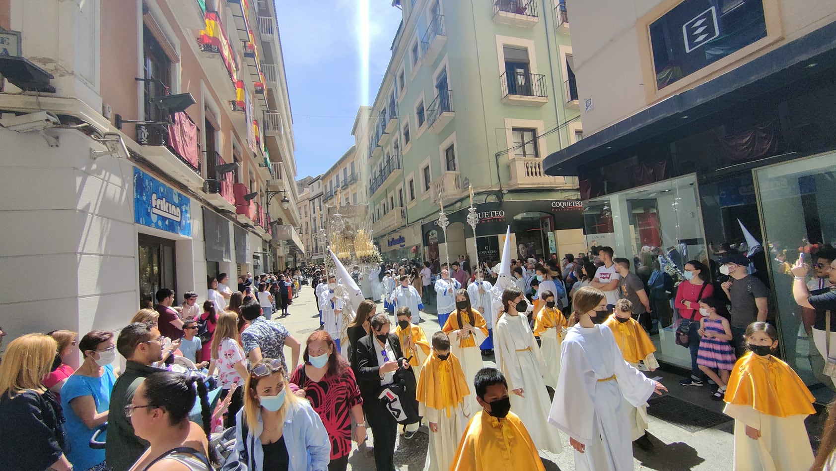 El último palio de la Semana Santa de Granada en 2022: el de la Virgen del Triunfo, de la hermandad de Resurrección