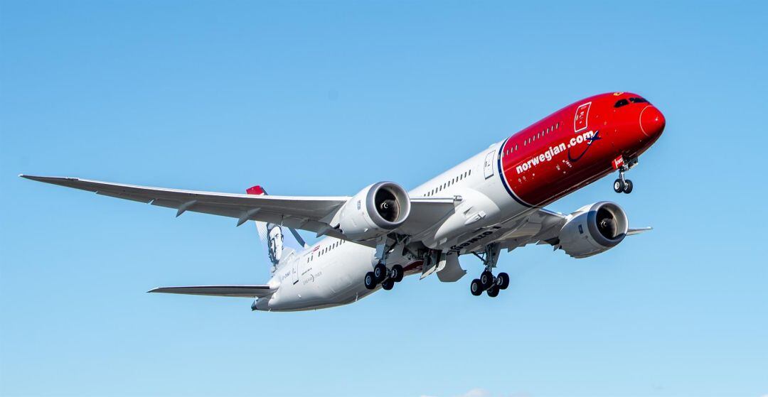 Avión de la compañía Norwegian.