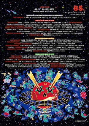 Este es el cartel del festival