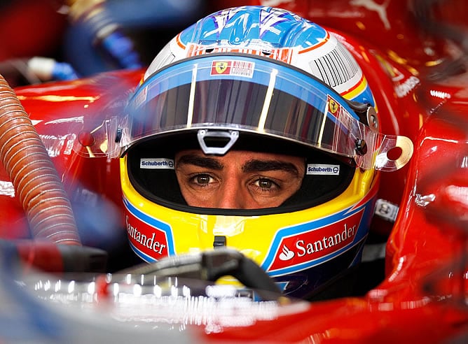 Fernando Alonso, en su &#039;F10&#039;