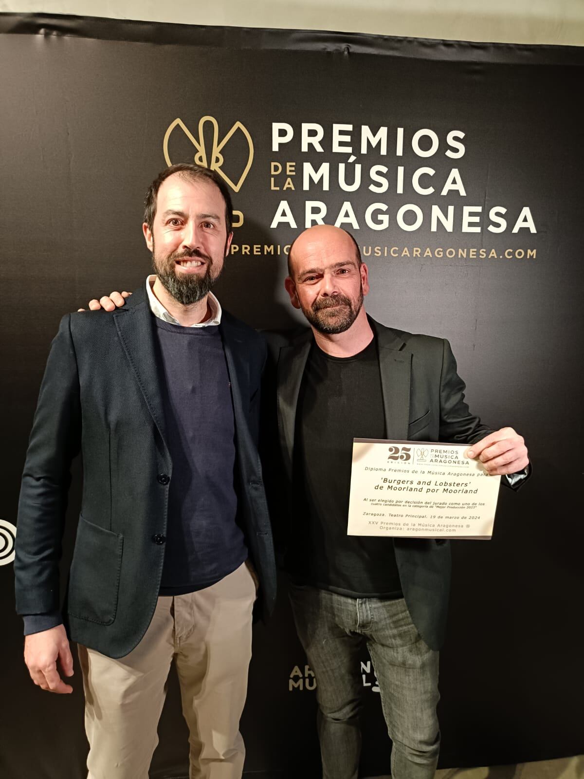 Jorge Gallart y Leandro Lasheras del grupo binefarense Moorlan