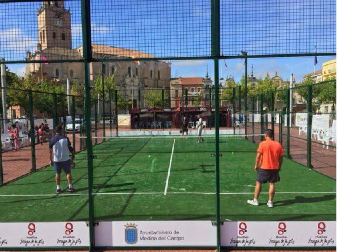 Uno de los partidos celebrados, en ediciones anteriores, en la Plaza Mayor