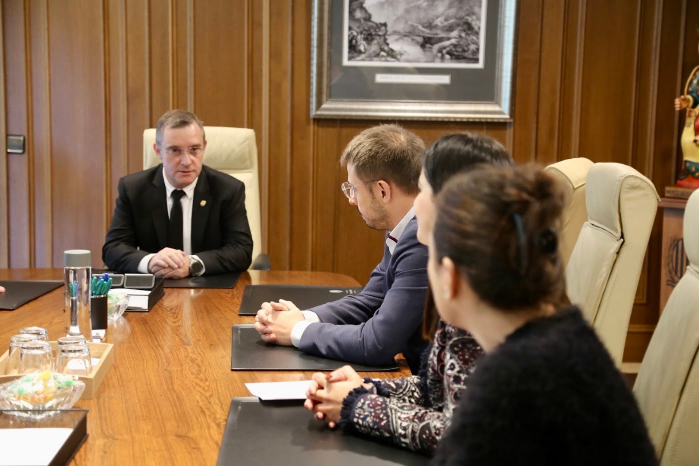 Un instant de la presentació de la candidatura a Sant Julià de Lòria d&#039;UL.