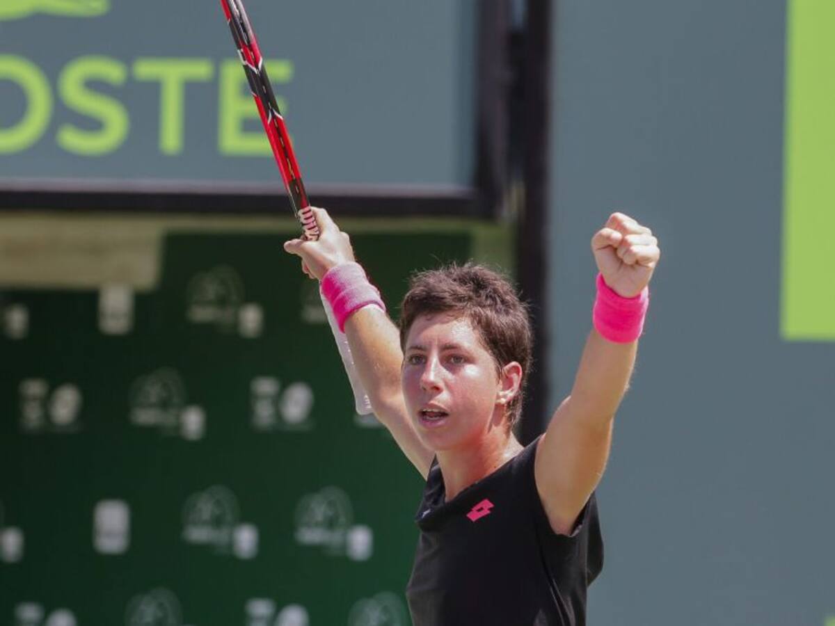 Carla Suárez se mete en la final de Miami y en el top 10 mundial