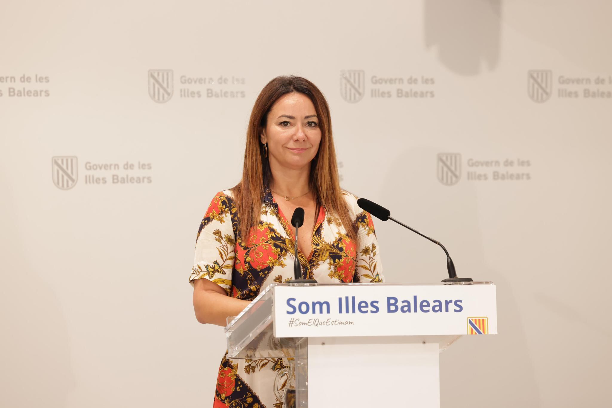 Imagen de la comparecencia de Marta Vidal