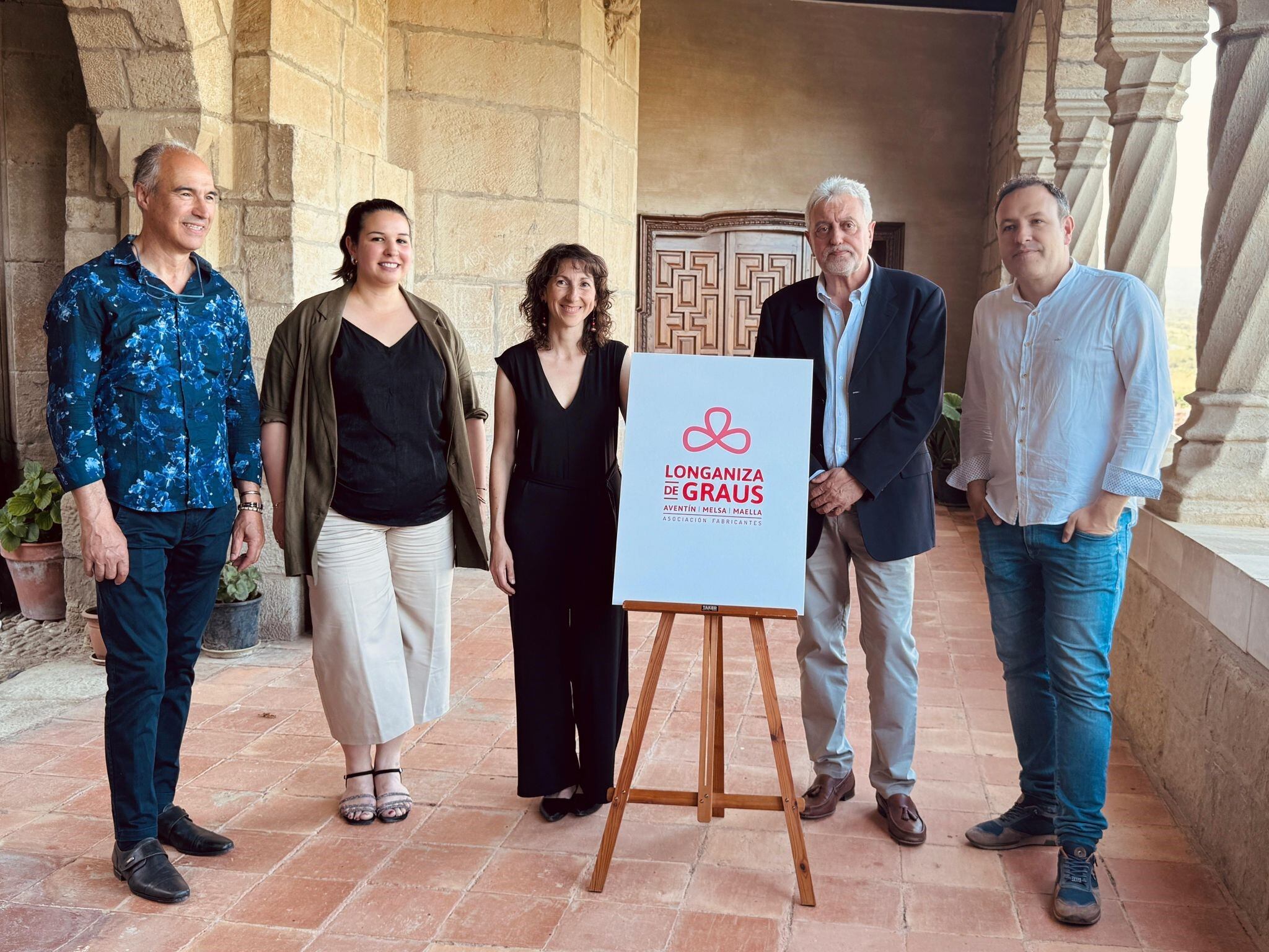 Mariano Ciutat, Judith Balaguer, Mía Sánchez, José Luis Romeo e Iván Arana  (de izquierda a derecha)
