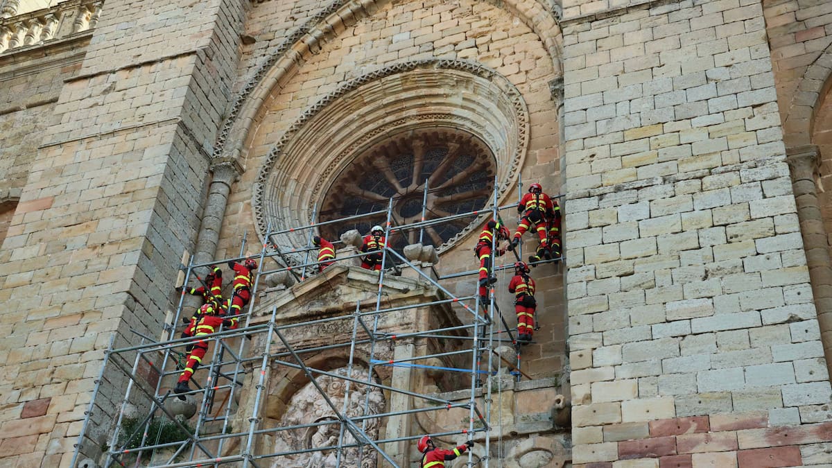 Sigüenza se convierte en el campo de entrenamiento de la UME