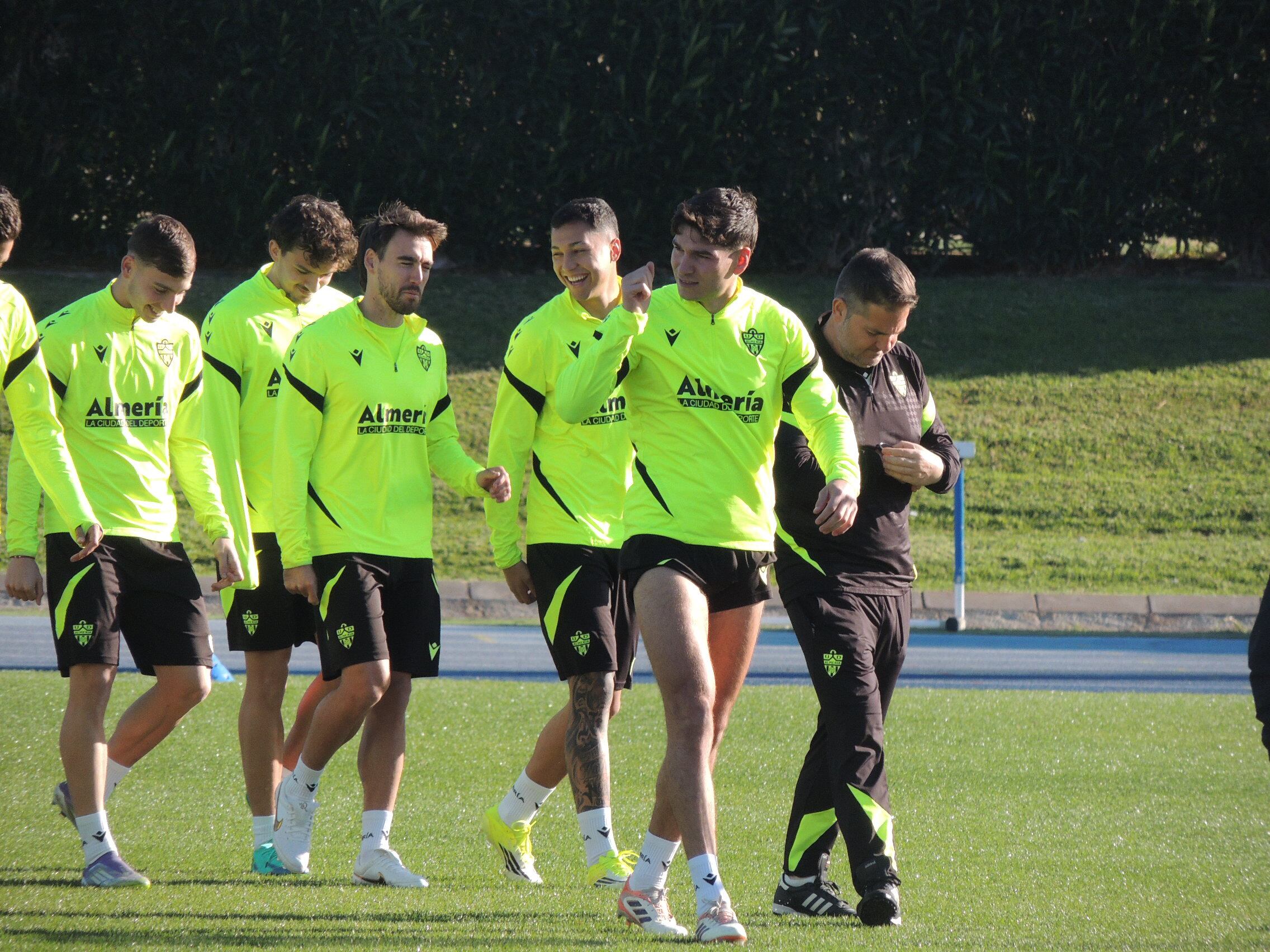 El central italiano este martes en el campo Anexo del Estadio de los Juegos Mediterráneos.