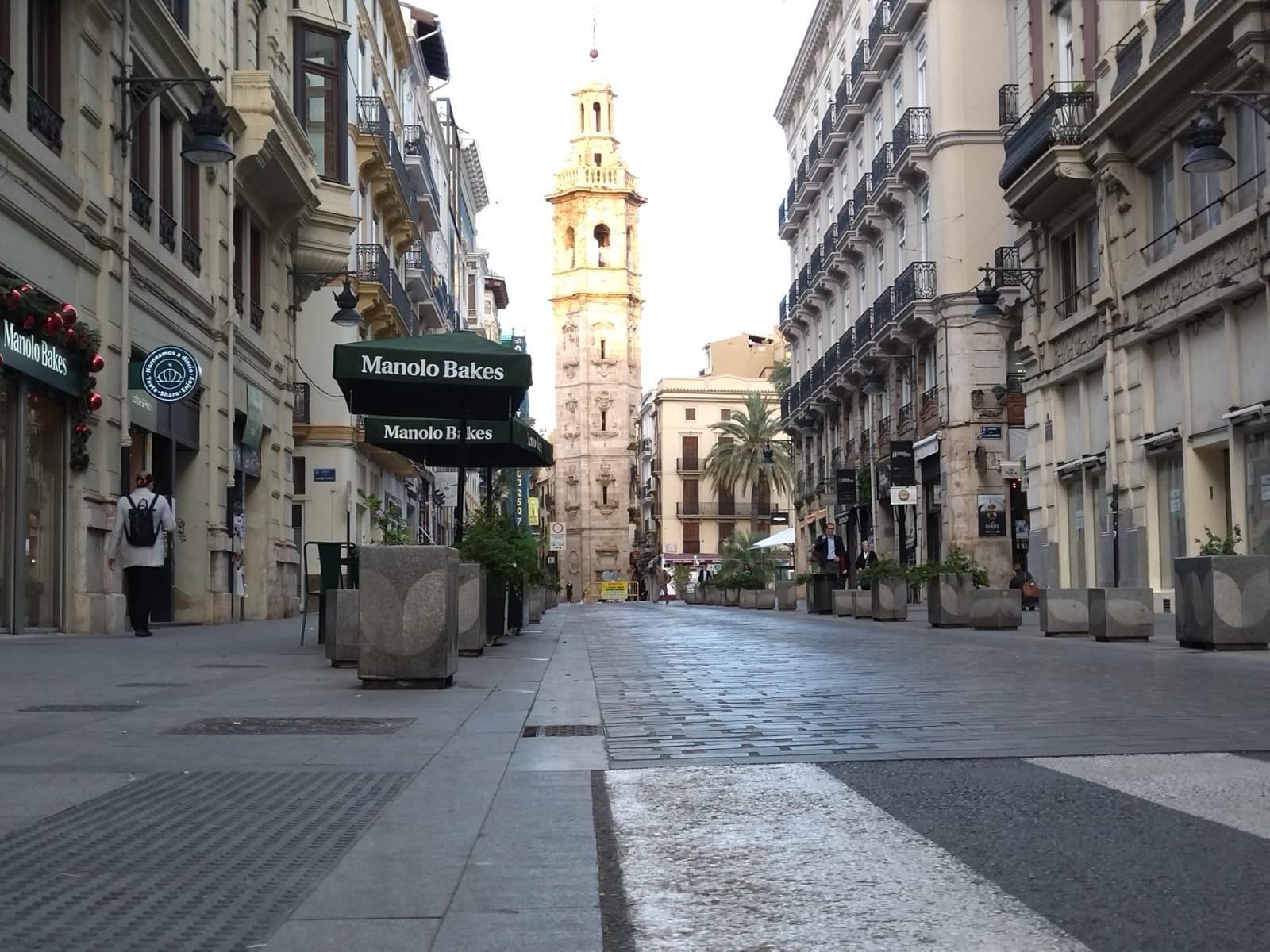 Calle La Paz de València en una imagen de archivo.