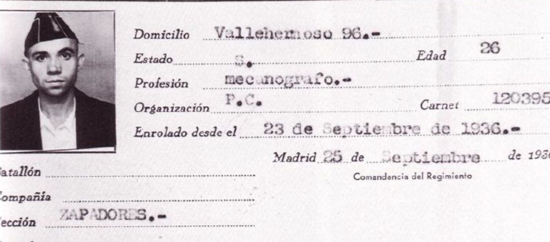 Documento de Miguel Hernández.