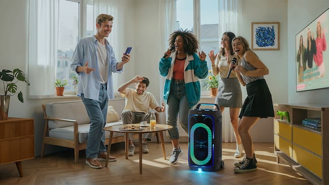 Así son las nuevas torres de sonido de Samsung.