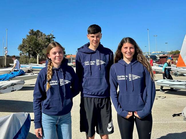 Aquesta és la representació el CN Ciutadella de cara a l'Europeu d'ILCA 4