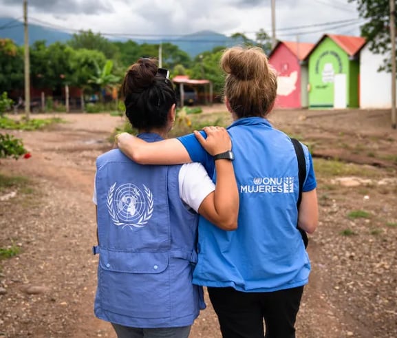 Imagen de trabajadores de ONU Mujeres España