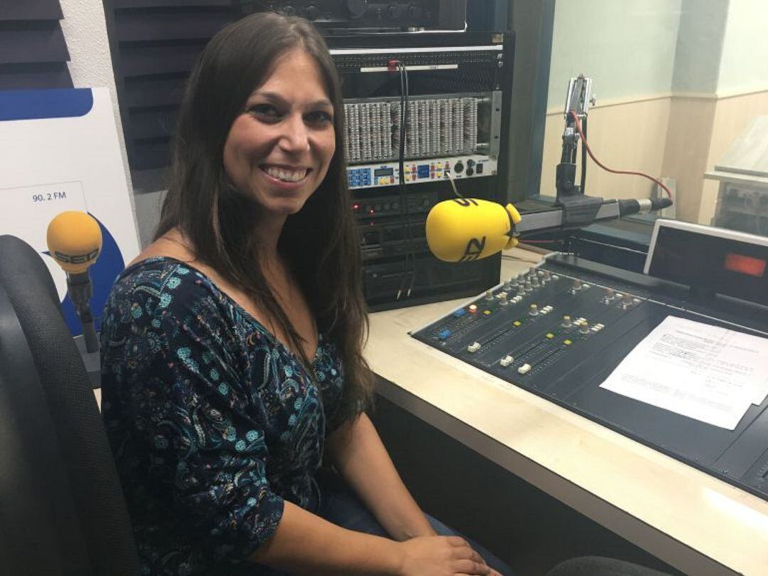 La concejal portavoz del PSOE en Sax, irene Jiménez 