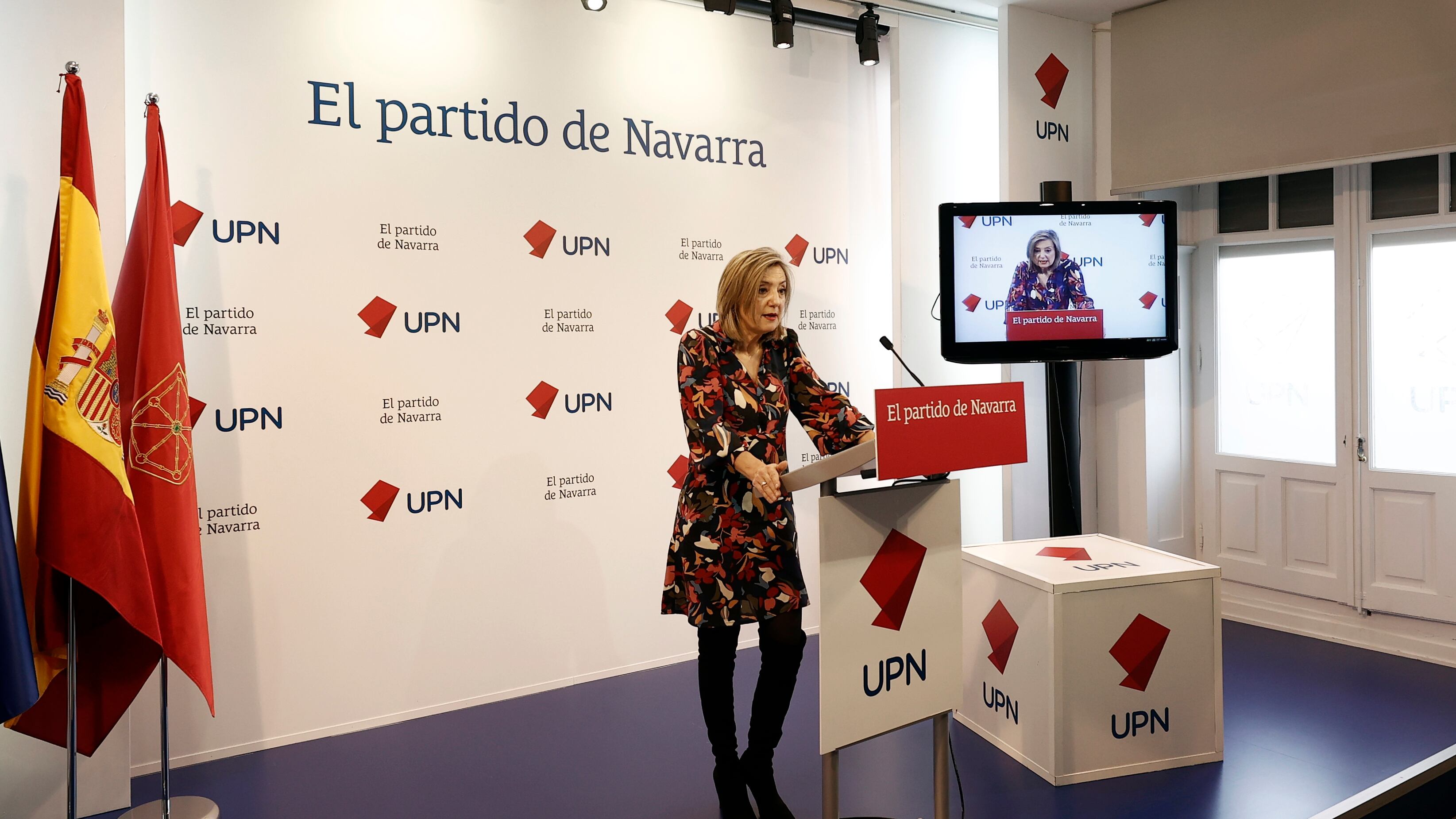La portavoz de UPN en el Ayuntamiento de Pamplona, Cristina Ibarrola