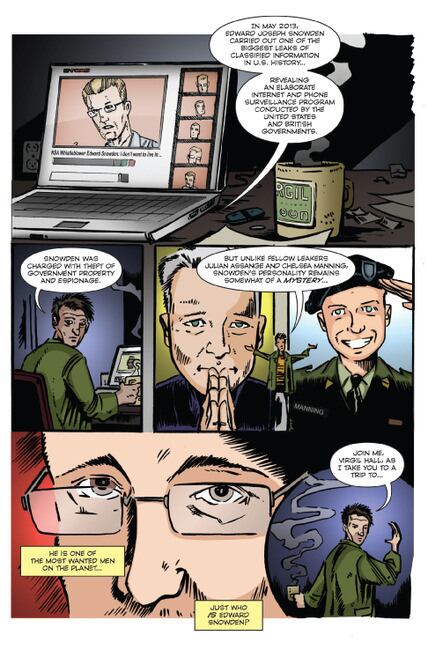 Cómic Edward Snowden