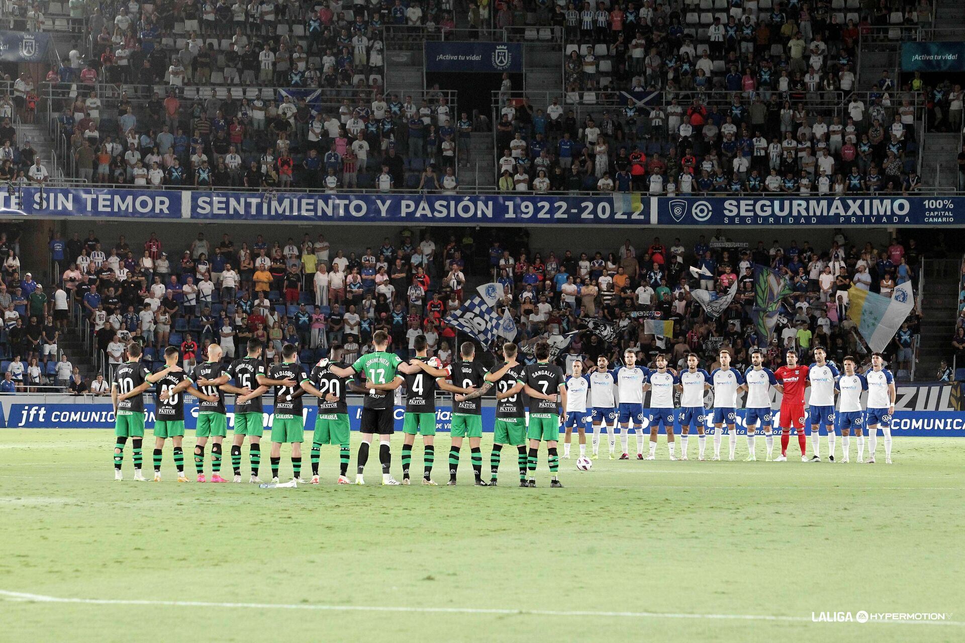 Tenerife vs Racing Santander la temporada pasada en el Heliodoro | Imagen de archivo